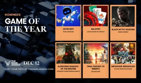 The Game Awards: Revelados Los Nominados A 'Juego Del Año'