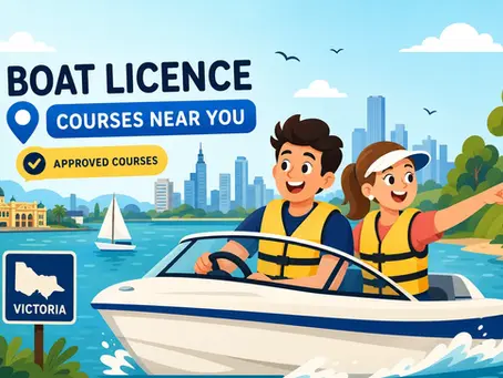 Find an approved boat licence course near you in Victoria
