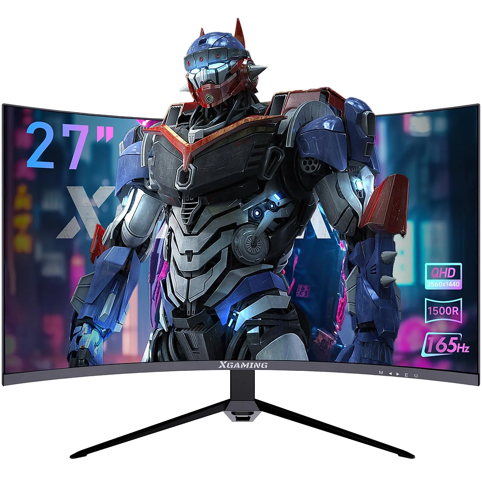 Thumbnail: 27Inch 165Hz Curved Gaming Monitor, 1440P 144Hz Gaming Monitor, QHD 2K(2560X1440