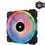 Thumbnail: LL Series CO-9050073-WW LL140 RGB, 140Mm Dual Light Loop RGB LED PWM Fan, Single