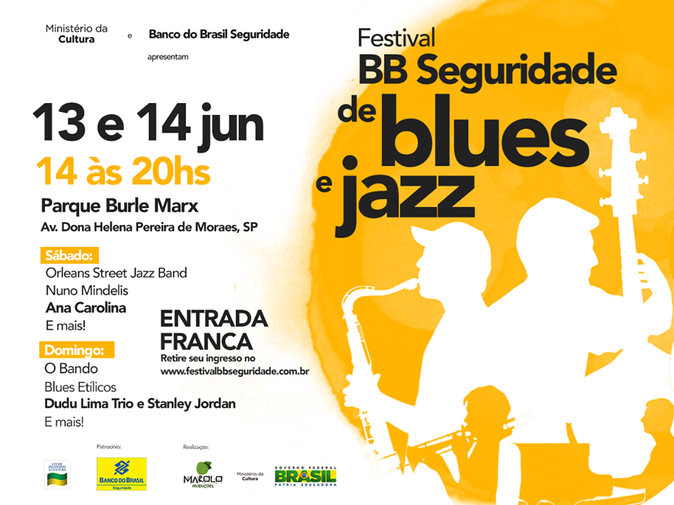 É Hoje! Festival BB Seguridade de Blues e Jazz!