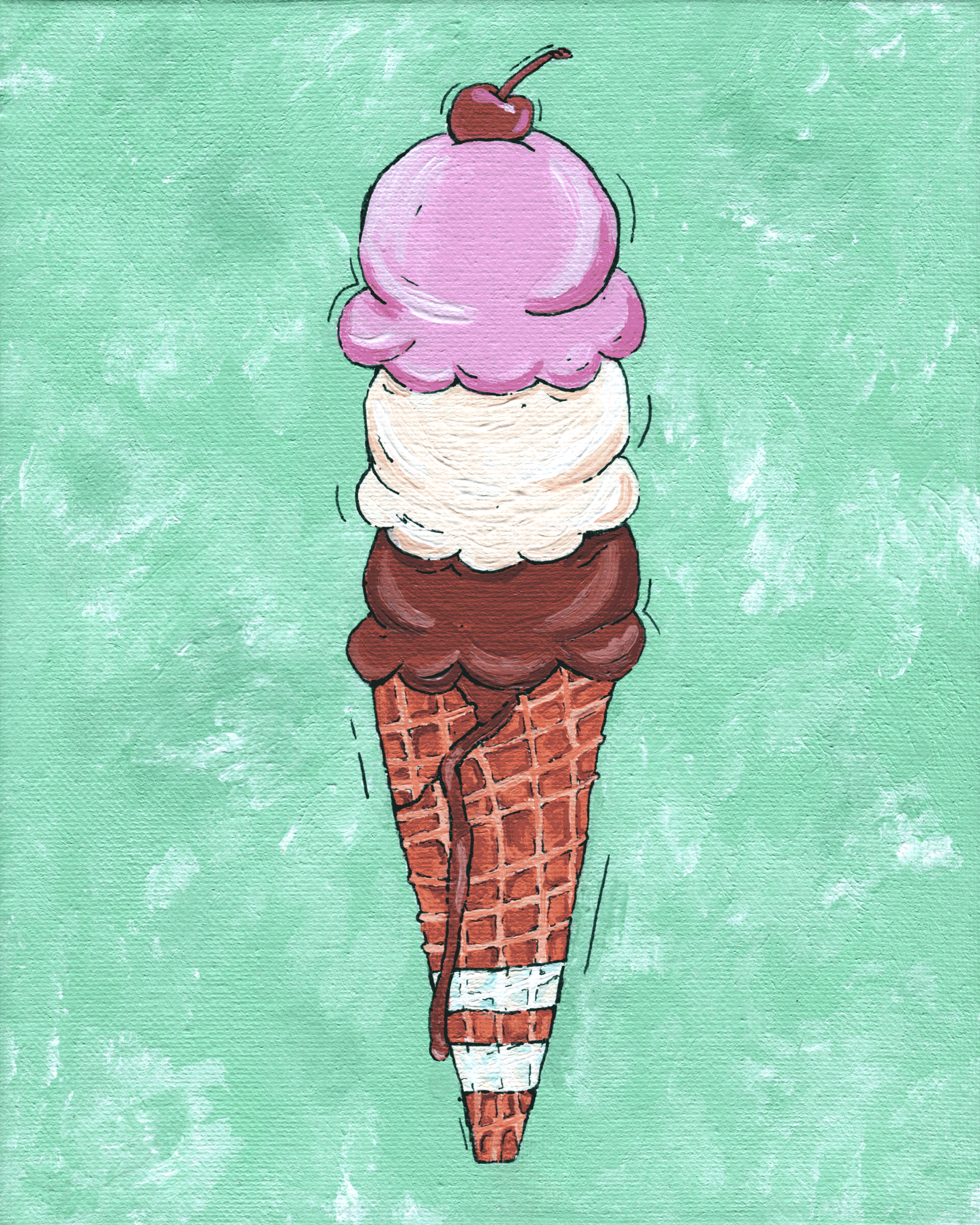 Summer Construction Animated Illustration