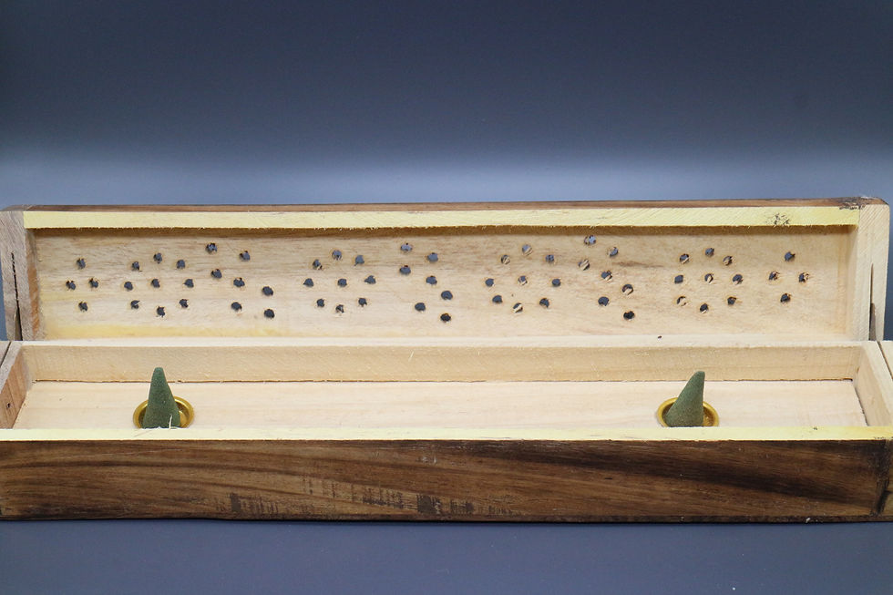 Thumbnail: Wooden Incense Holder Box & Incense Sticks