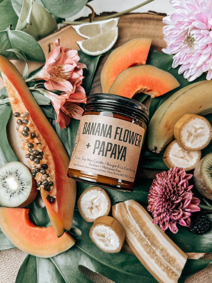 BANANA FLOWER + PAPAYA