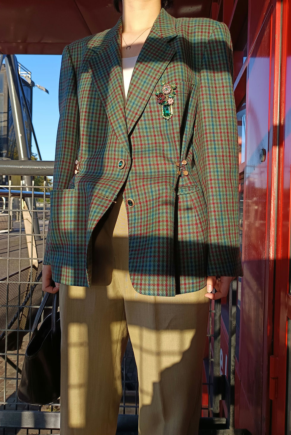Thumbnail: Reworked Burberry blazer - S/M/L