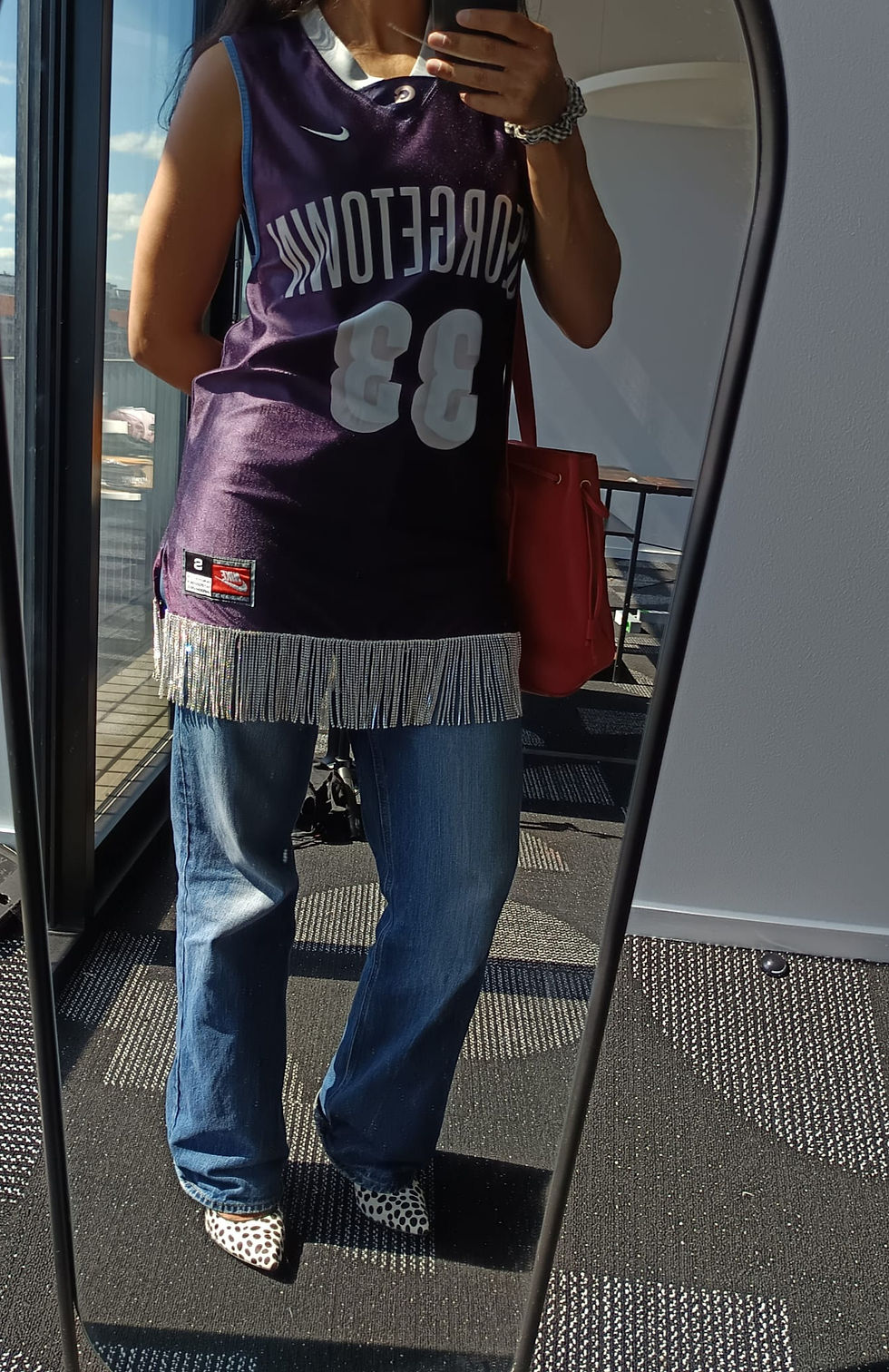 Thumbnail: Reworked Basketball Nike jersey - M