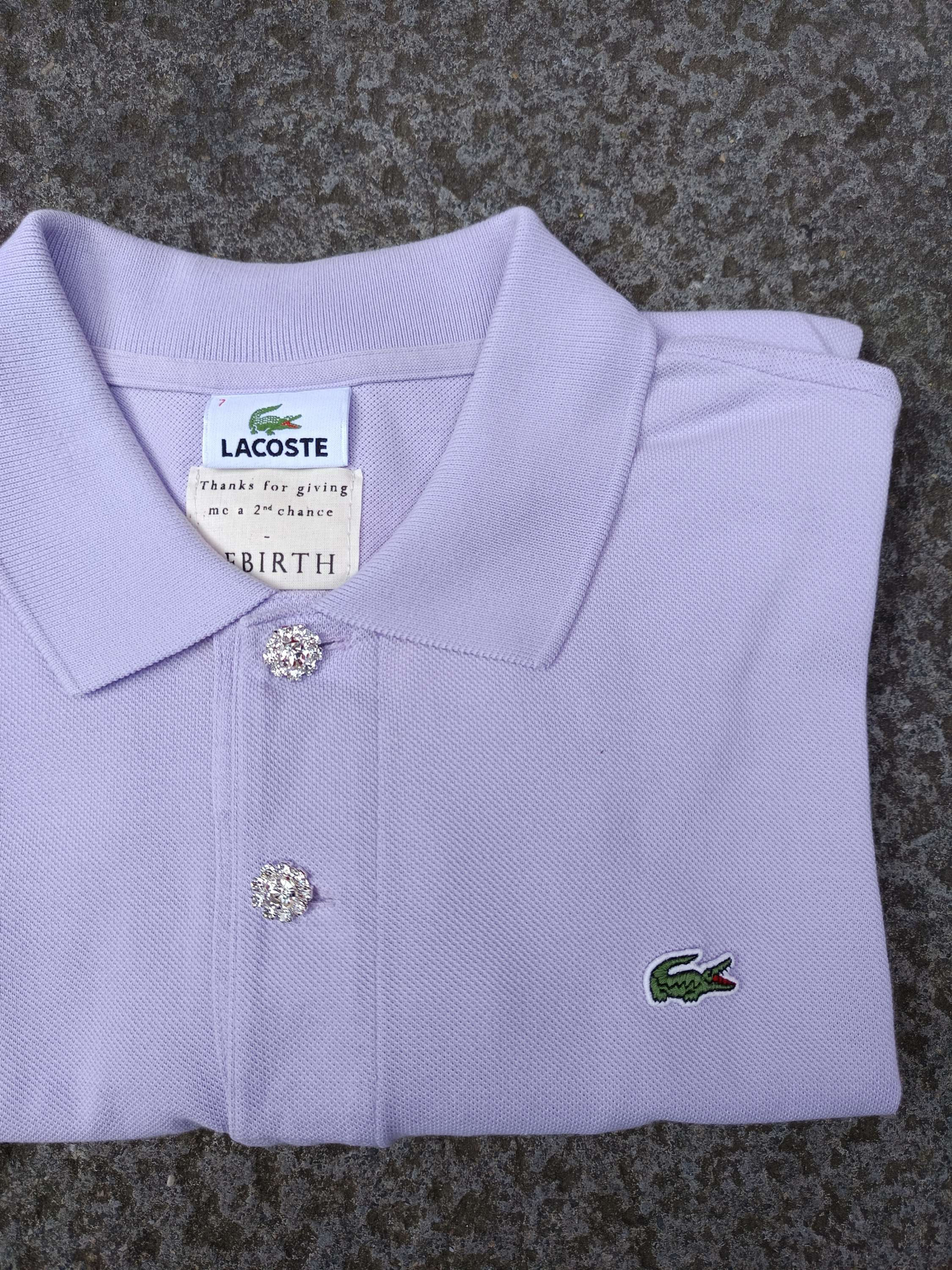 Reworked lavender polo - XXL