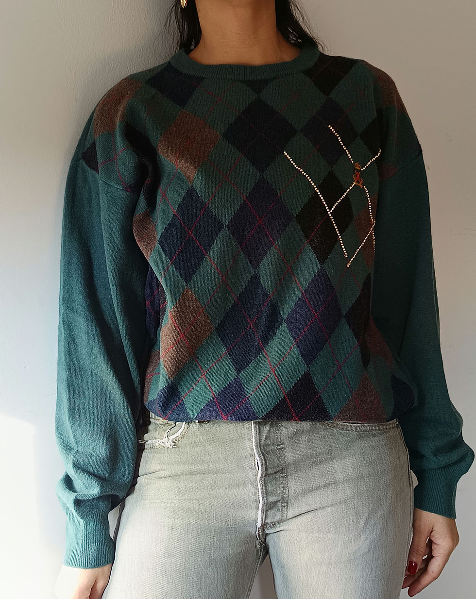 Thumbnail: Reworked green sweater - 