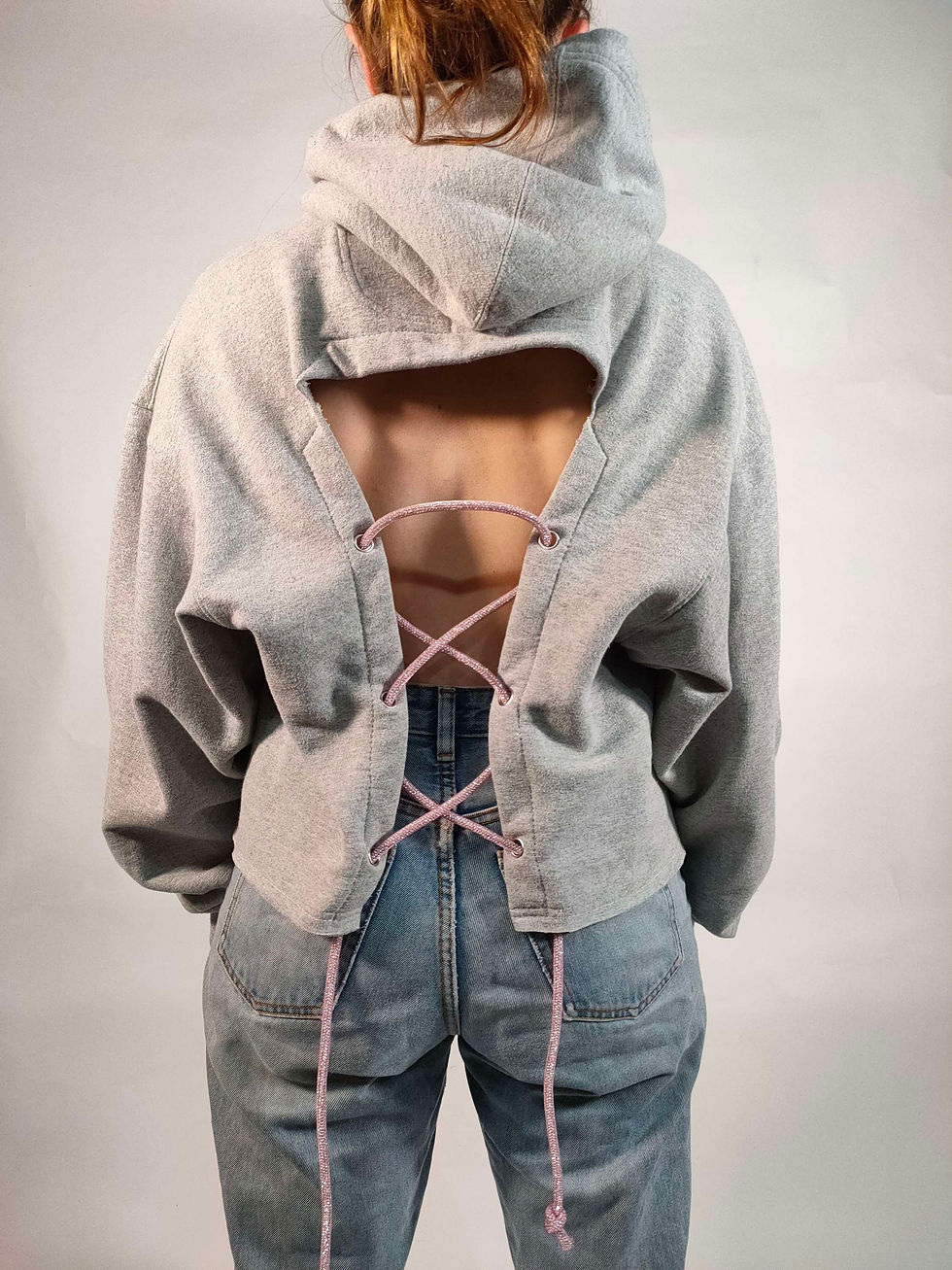 Thumbnail: Reworked grey Champion hoodies - S/M/L - 3 variations