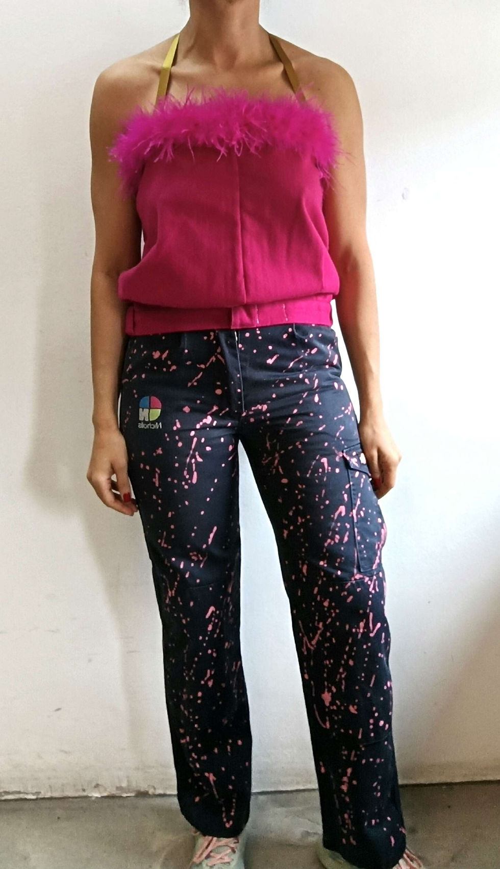 Thumbnail: Reworked Navy Dickies pants - S/M