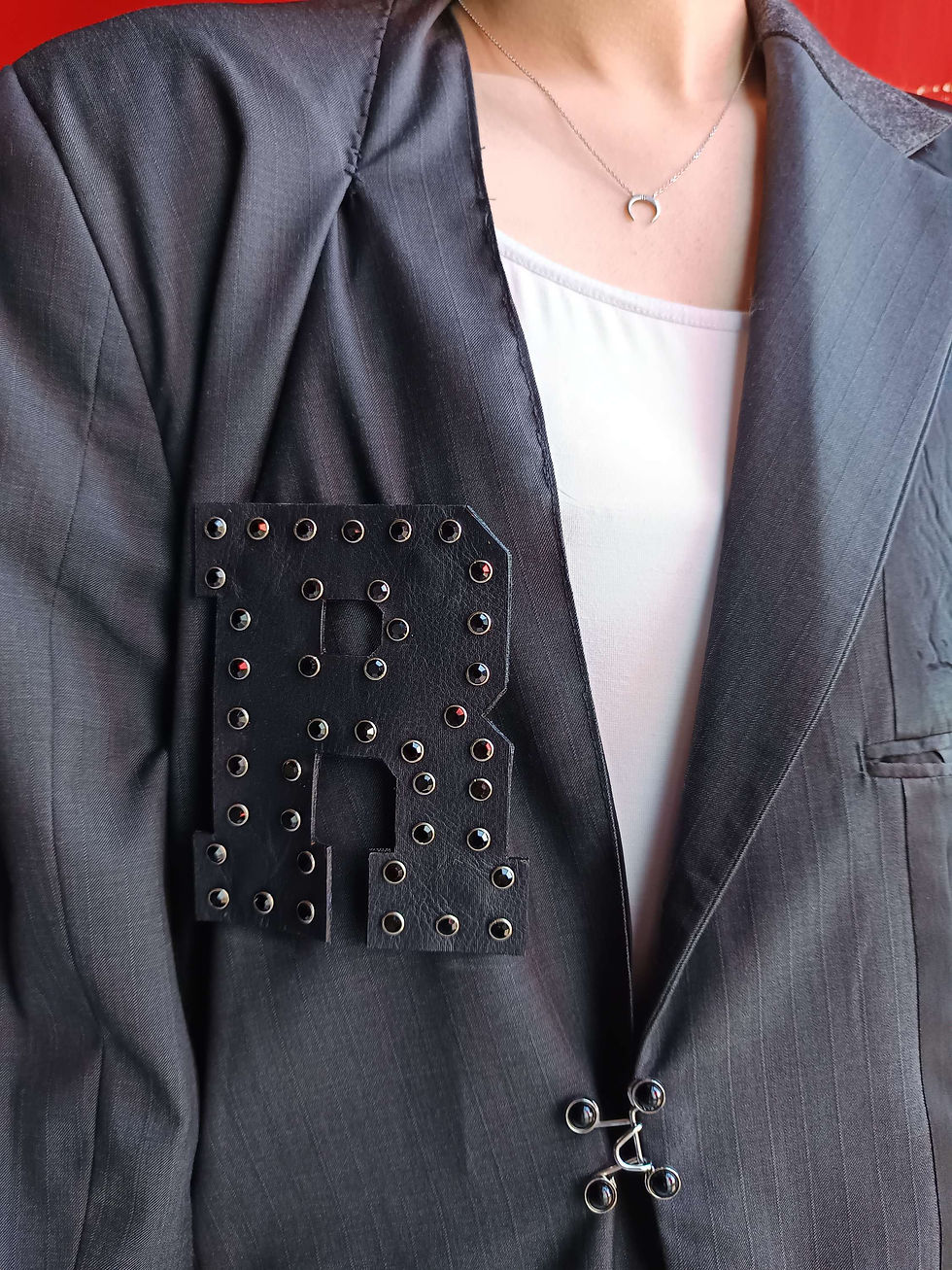 Thumbnail: Reworked grey Cacharel blazer - S/M/L