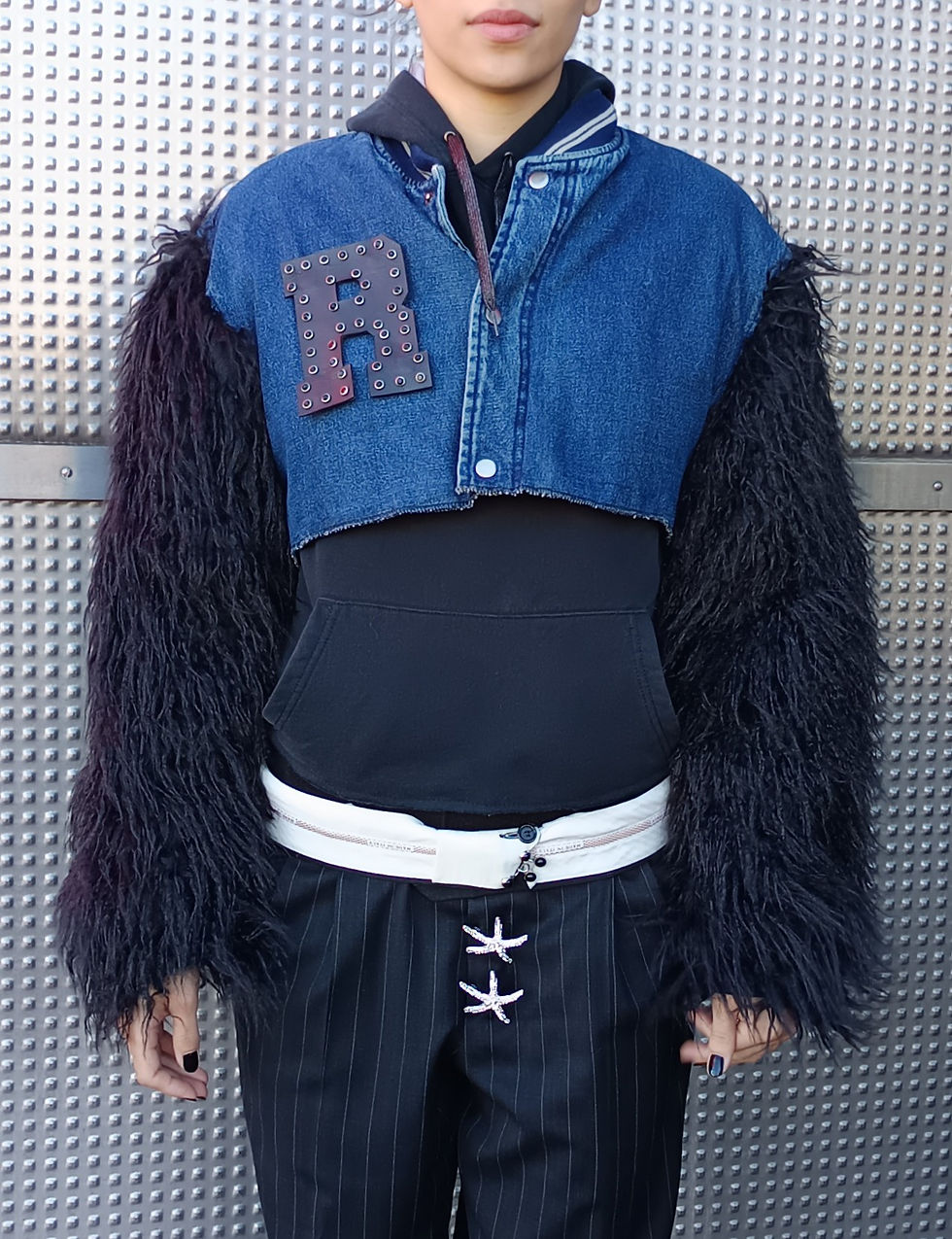 Thumbnail: Bomber denim Jacket 