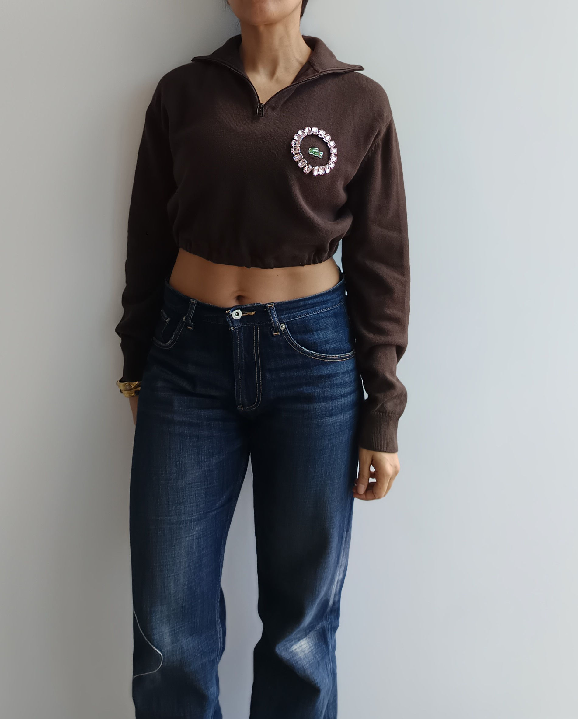 Reworked Lacoste sweater - XS to L