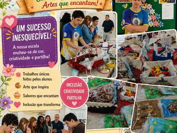 Feira de Primavera celebra inclusão e criatividade na ESDJGFA