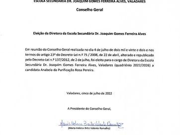 Eleição da Diretora