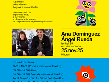 🎬 ESDJGFA recebeu Oficina de Cinema Experimental