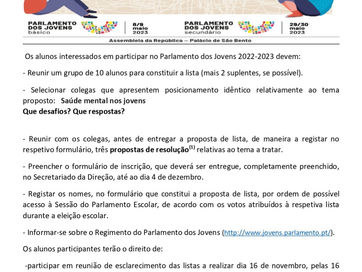 Parlamento dos Jovens 