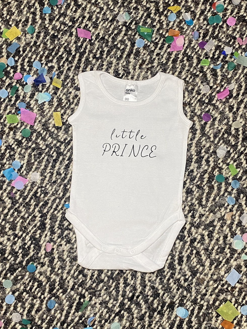 Personalised Onesie - Little Prince