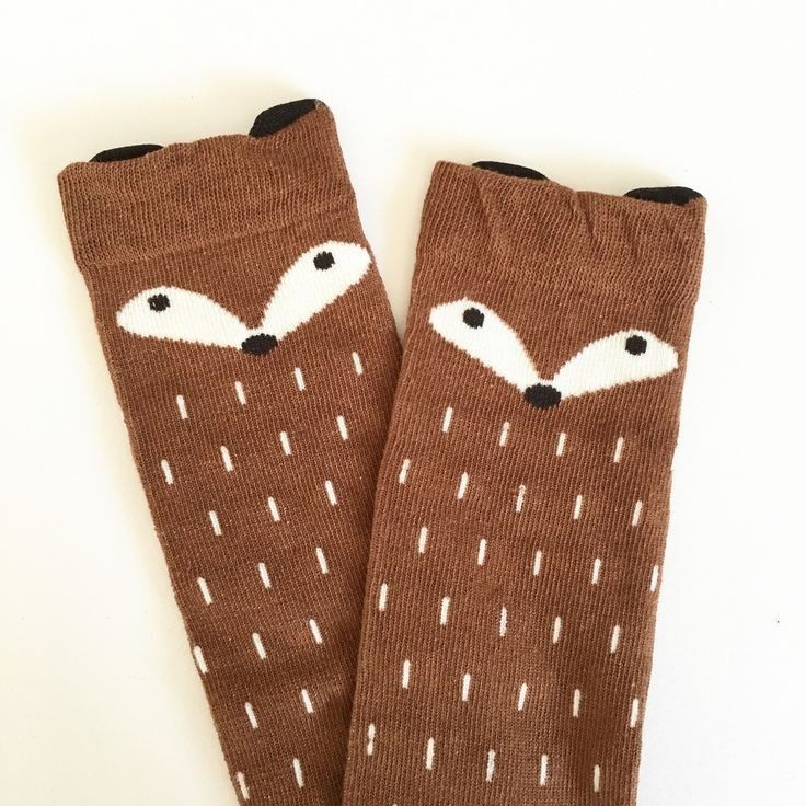 Miniatura: Meia 3/4 Raposa Marrom