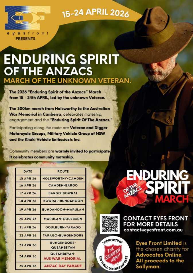Supporting The Salvation Army Red Shield Defence Services.
