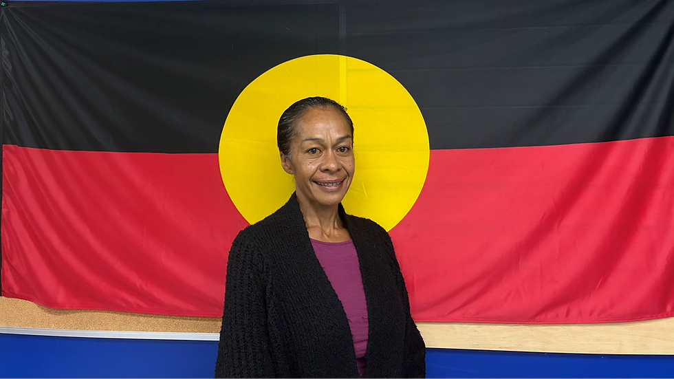 Violet Love is a proud Gamilaroi woman who works as an Aboriginal and Torres Strait Islander Engagement Officer at TSA. Image: Supplied