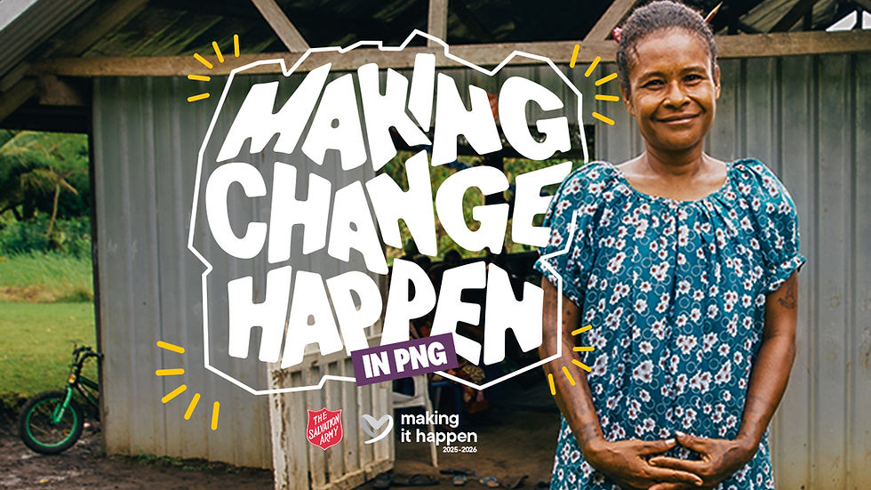 The new campaign aims to fund the refurbishment of The Salvation Army Women’s Refuge in Papua New Guinea.