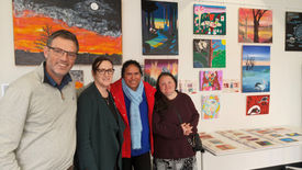Art exhibition showcases journeys for Adelaide program participants