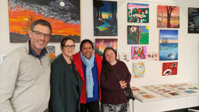 Art exhibition showcases journeys for Adelaide program participants
