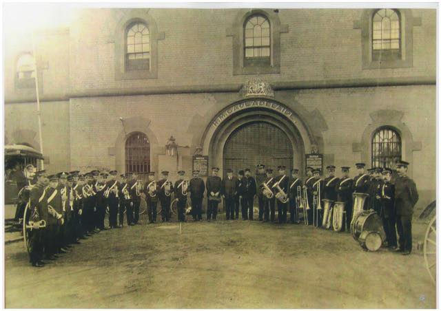 The then Adelaide Citadel Band playing at the same spot in 1912. Image: Facebook