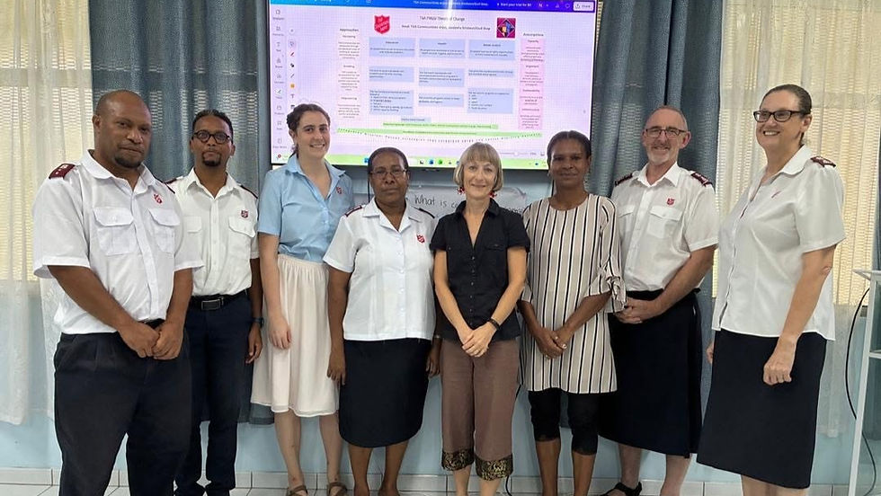 Leaders from The Salvation Army Australia and the Papua New Guinea and Solomon Islands territories gathered for the workshop earlier this year. Image: Facebook