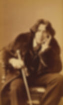 Portrait of Oscar Wilde by Napoleon Sarony, photographic print on card mount: albumen. Library of Congress, Washington, USA