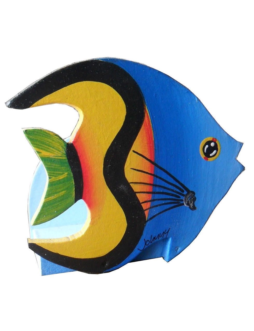 Porta Guardanapo Peixe Azul