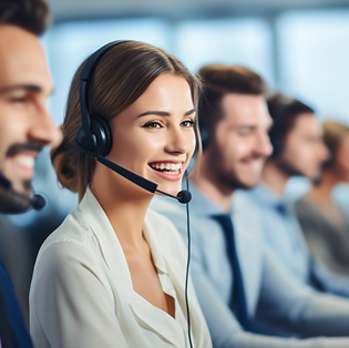 call center woman