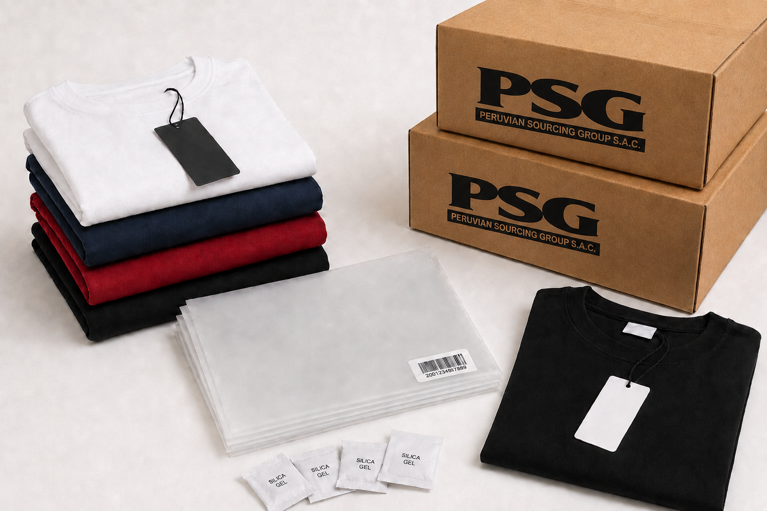 Garment packing process
