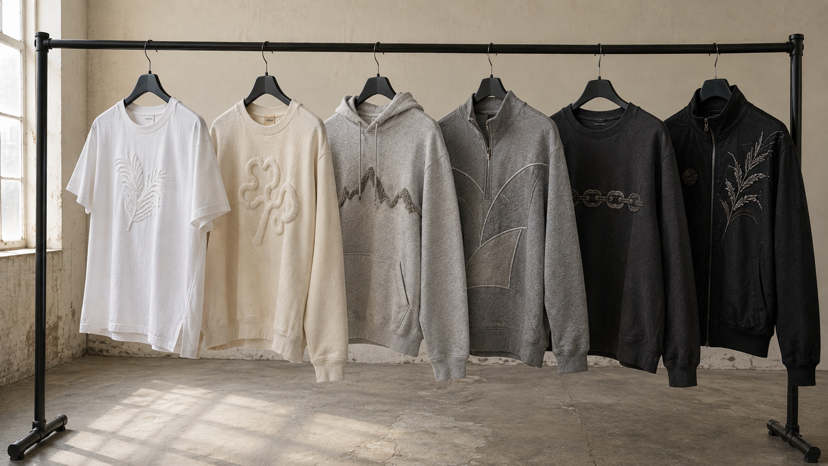 Garment embroidery process