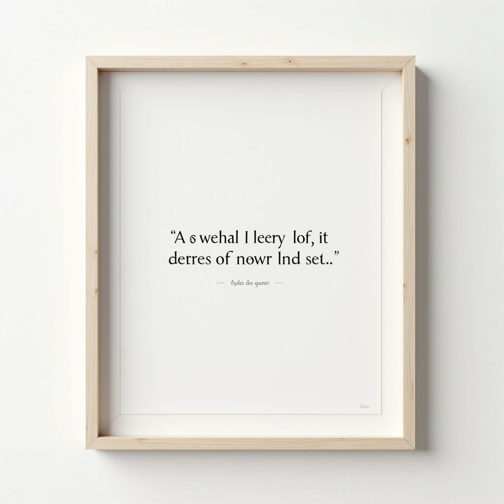 Literary Quote Art