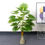 Miniatura: 125cm Large Artificial Palm Tree Tropical Plants Branch Plastic Fake Leaves