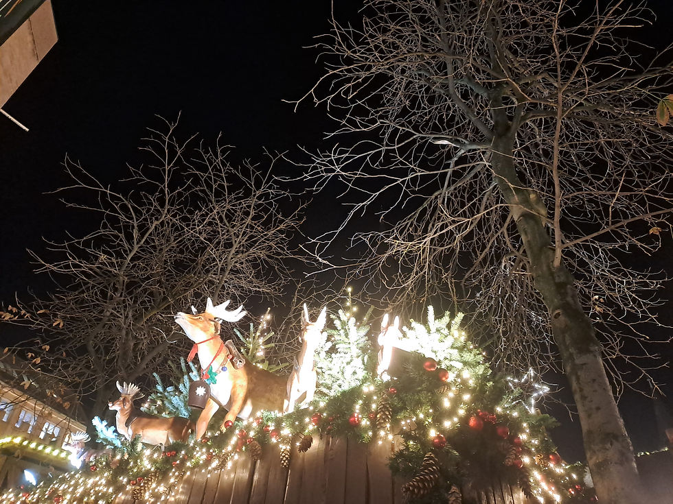 Un détail charmant qui apporte magie et fantaisie au marché - Photo : Carnets de Bonn