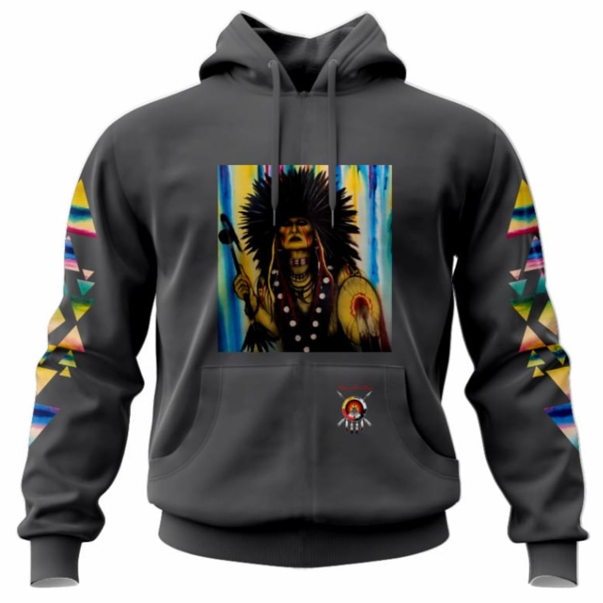 Warrior Hoodie-Tim Saupitty