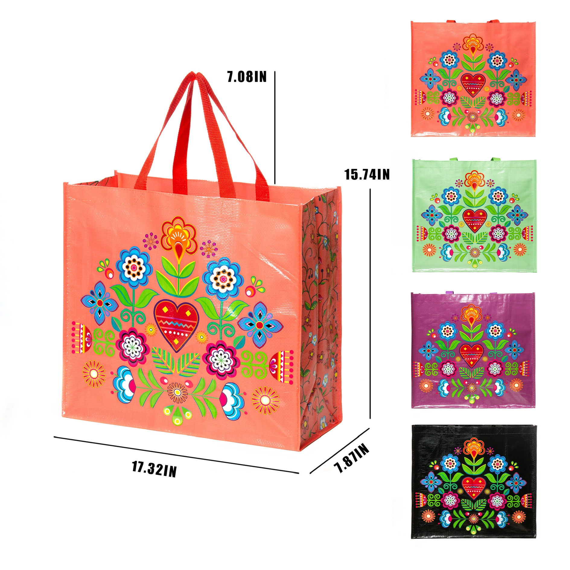 Floral Reuse-able Bag