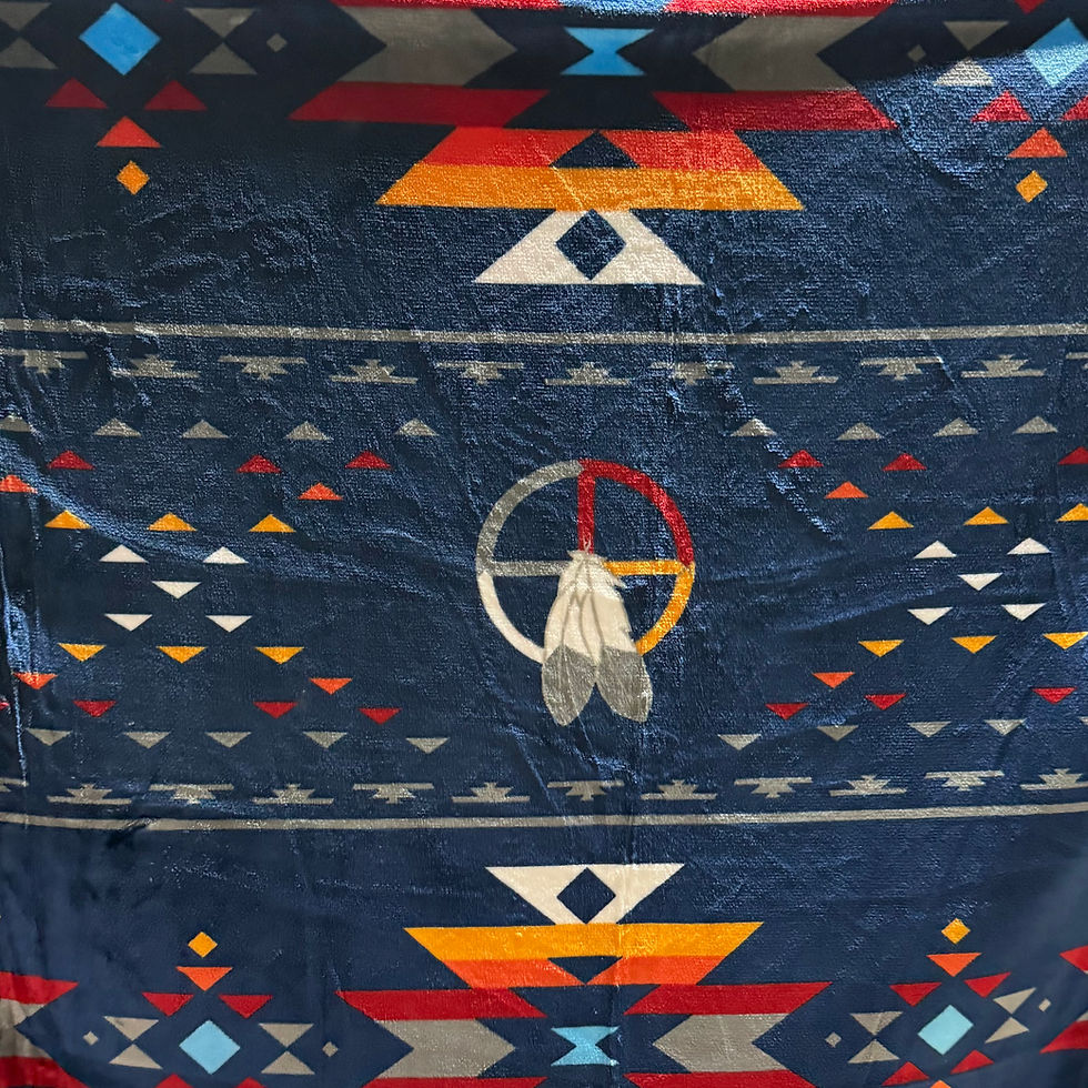 Thumbnail: Medicine Wheel Full Blanket-Reversible
