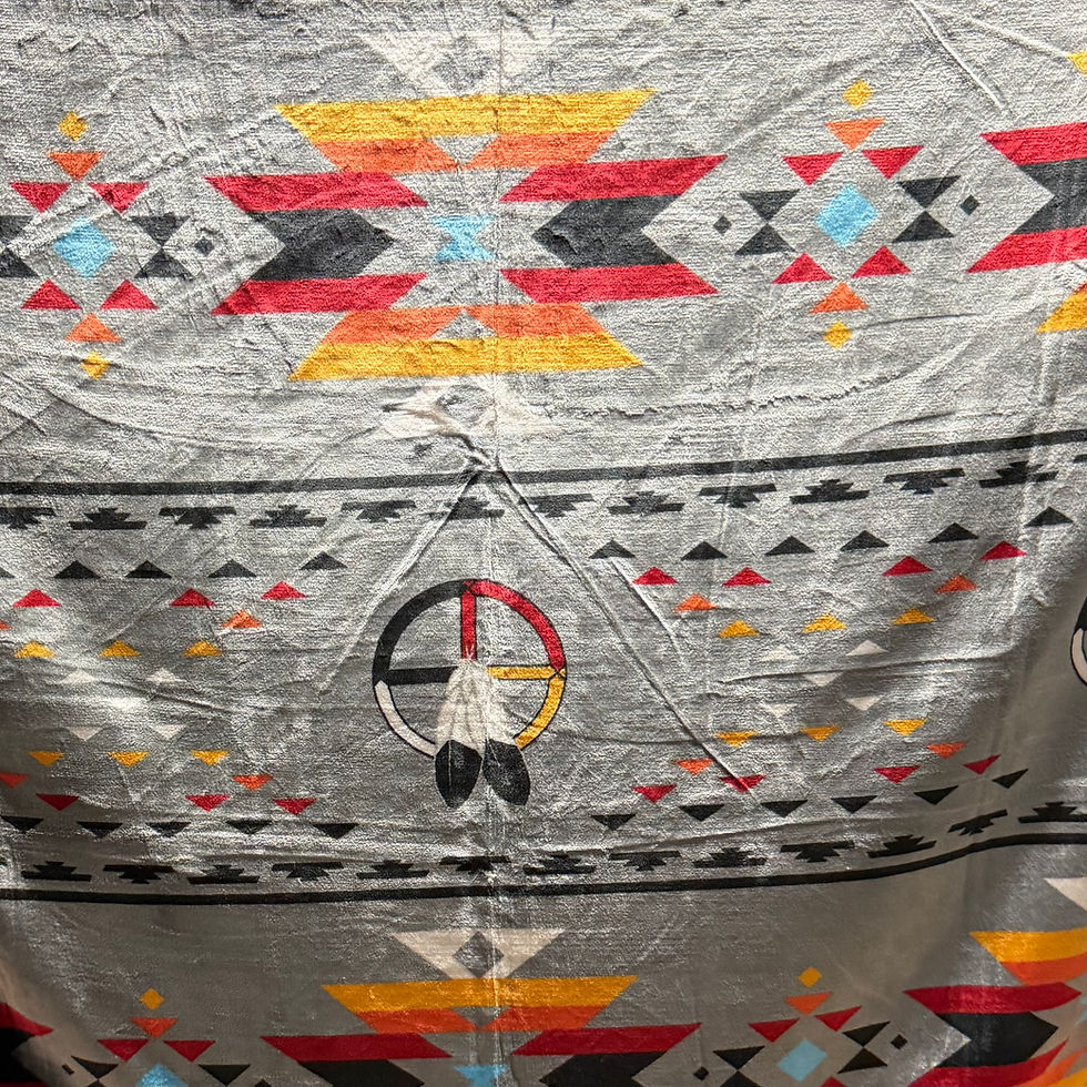 Thumbnail: Medicine Wheel Full Blanket-Reversible