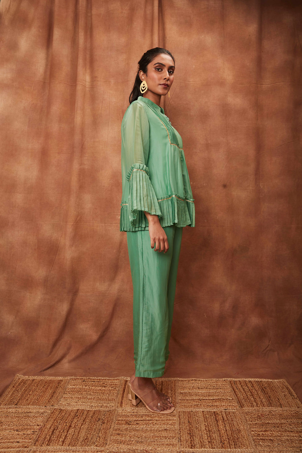 Thumbnail: Ethral dazzling tops and straight perfect fit pants