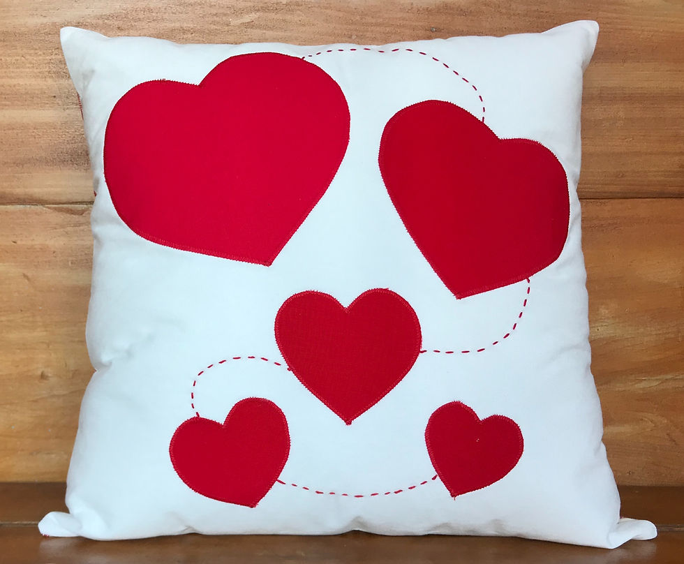 Heart Family Pillow Cover