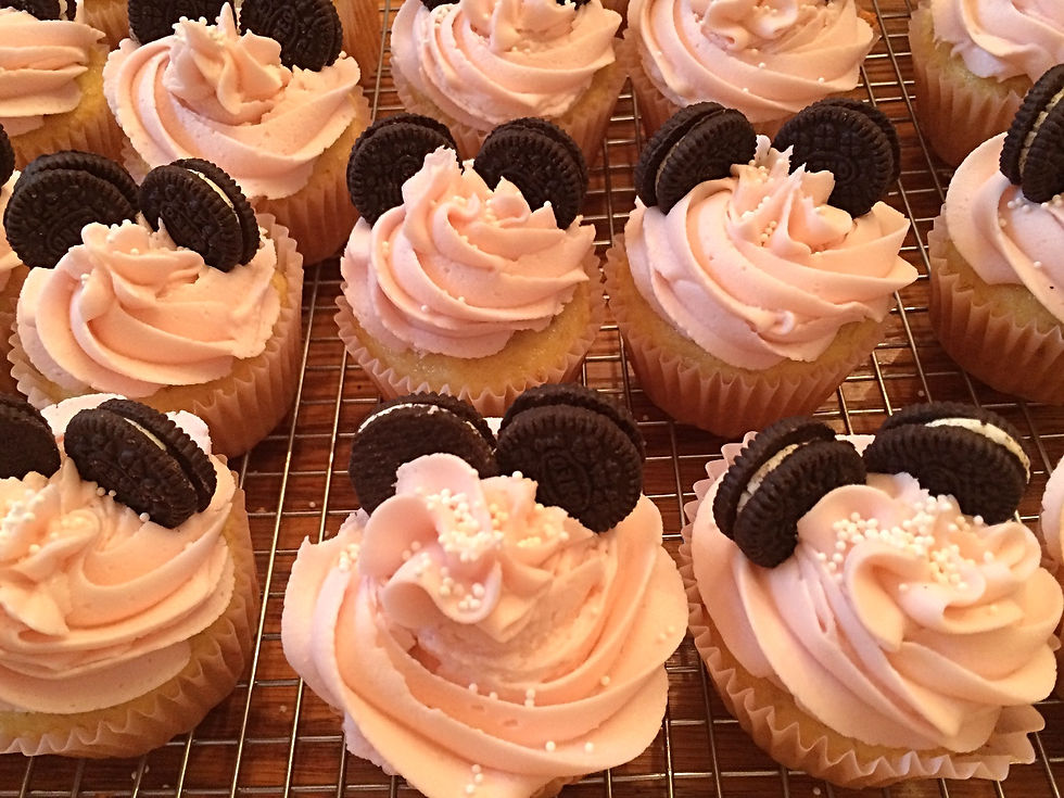 Minnie Mouse cupcakes