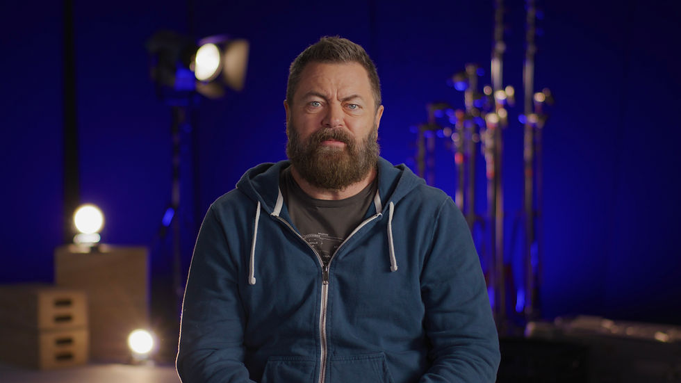 Nick Offerman "Smurfs EPK"