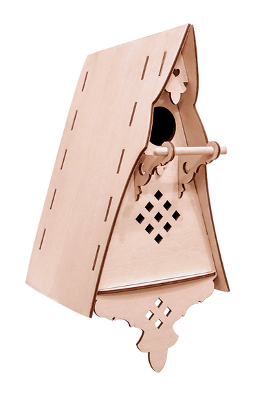 A-Frame style birdhouse