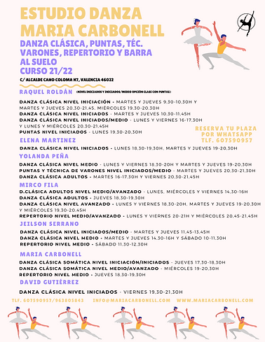 CARTEL HORARIO DANZA CLÁSICA CURSO 21-22 EDMC (4).png