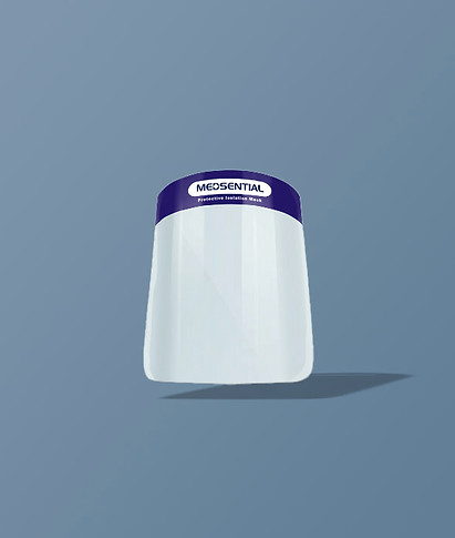 Medsential Face Shield with drop shadow1