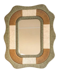 Olive orange seagrass and paper mirror _ Rockhill America.jpg